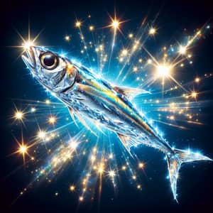 Bright Anchovy Fish: Captivating Glow