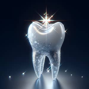 Brilliantly Shining Molar Tooth