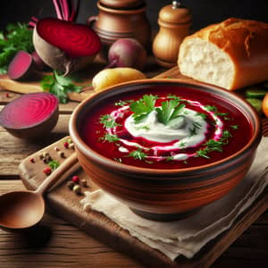 Authentic Ukrainian Borsch Soup Recipe | Classic Beet Soup