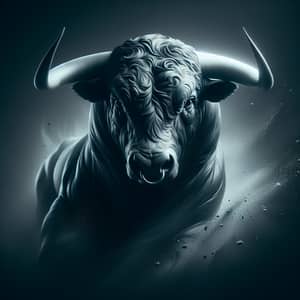 Powerful Bull - Dynamic and Aggressive Image