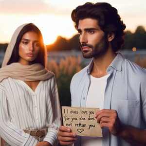 Unrequited Love Story: Middle-Eastern Man in Love with Hispanic Woman