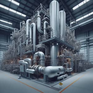 Industrial Thermal Desorption Unit in Clean Factory Facility