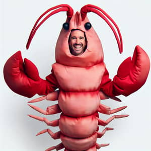 Man in Spanish Shrimp Costume: Unique Halloween Outfit