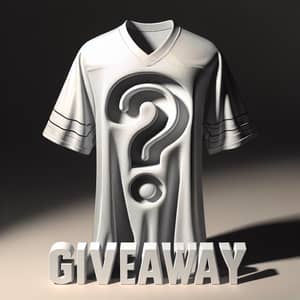 Dramatic Football Jersey with 3D 'GIVEAWAY' Symbol