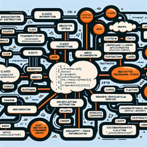Comprehensive Java Object-Oriented Programming Mind Map