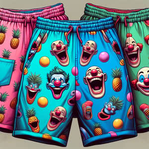 Unique Funny Design Shorts for Colorful Style Enthusiasts