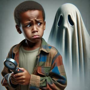 African Boy Ghost Hunt | Spooky Hunt Behind Sad Child