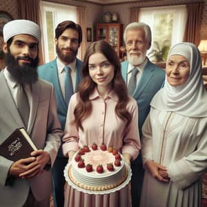 Jehovah's Witnesses Home Gathering: Modest Attire & Delicious Cake