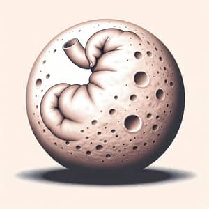 Amusing Full Stomach Illusion: Moon-like Sphere Revealed
