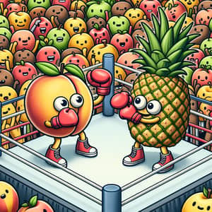 Peach vs Pineapple: The Ultimate Fruit Boxing Match