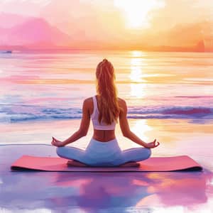 Mindfulness and Serenity: Yoga Poses by the Beach