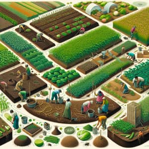 Dynamic Agricultural Scene: Sustainable Crop Rotation Practices