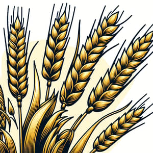Detailed Wheat Tattoo Design - Nature's Beauty Captured