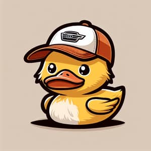 Duck in Hat Car Logo | Website Name