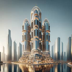 Majestic Contemporary Arabian Skyscraper | Elegant Design