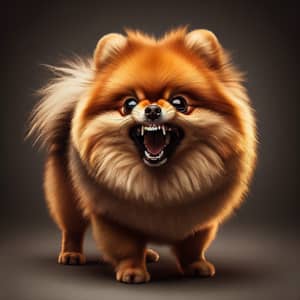 Fierce Pomeranian: Small Dog with a Big Attitude