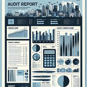 Professional Audit Report Cover Design Template