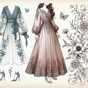 Elegant Long Dress for Women | Fashion Collection