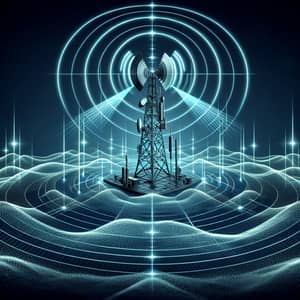 Base Station Transmitting Electromagnetic Signals