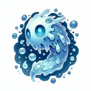Water Ghost Pokemon Entity - Spectral Aquatic Creature