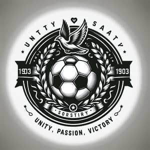 Vintage Soccer Team Logo | 1903 Football Emblem Design