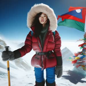 Asian Female Conquers Mount Everest | Winter Gear Triumph