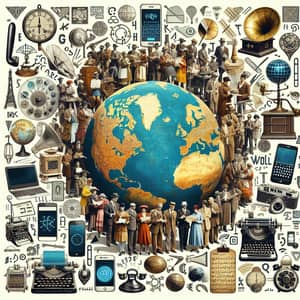 Globalization Effects on Communication | Collage Representation