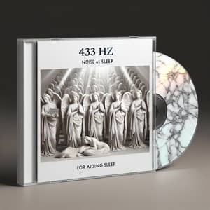 432 Hz Noise Recording CD Cover with Angelic Symphony