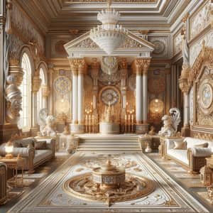 Luxurious Dynasty Era Time Travel Scene with Detailed Opulence