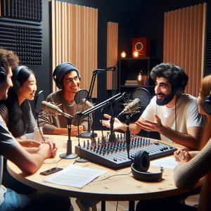 Engaging Podcast Conversation with Diverse Youth | Studio Setup