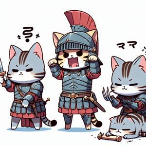 Anime Cats Battle Preparation | Legionnaire Outfits