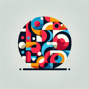 Vibrant Geometric Icon Design | Colorful Abstract Shapes
