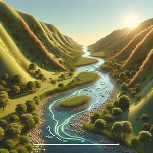 Tranquil River Landscape | Path of Least Resistance