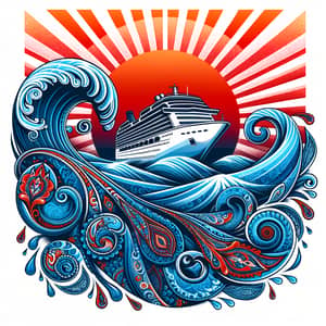 Majestic Cruise Ship T-Shirt Design | Financial Services Company