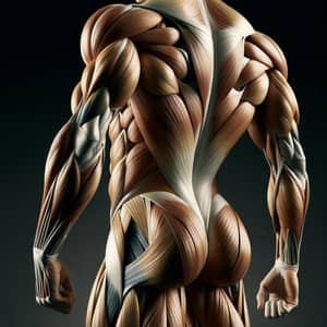Human Muscular System Close-Up: Strength and Complexity Revealed