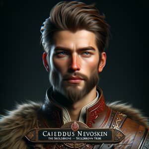 Caieddus Nevosken: Charismatic Skoldbrenn Leader | Scandinavian Warrior