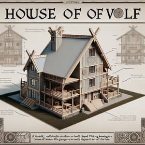 Viking-Inspired House of Wolf Blueprint | Scandinavian Vibes