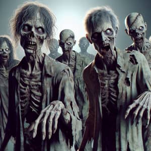 Thrilling 3D Zombie Model - Horror 3D Rendering