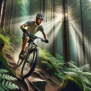Mountain Biking Adventure in Lush Forest | Outdoor Cycling