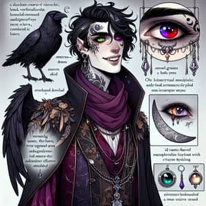 Eccentric Druver: Regal, Magical & Wild | Detailed Character Artwork