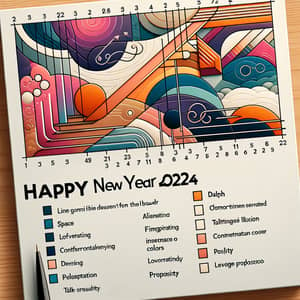New Year Greeting Card Design Principles 2024