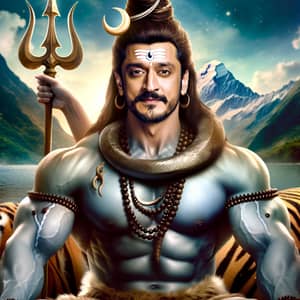 Prabhas as Lord Shiva: Indian Actor Portrays Iconic Deity