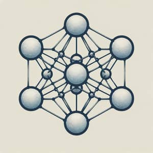 Mathematical Graph with 6 Vertices and 8 Edges