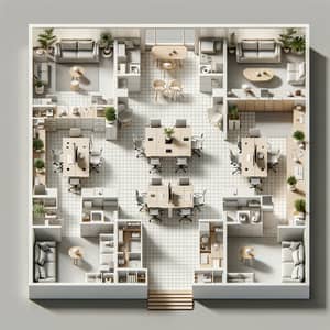 Modern Office Floor Plan Design | Minimalist Theme