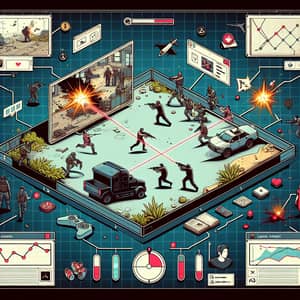 Lethal Company Game Interface: Characters, Map, Controls
