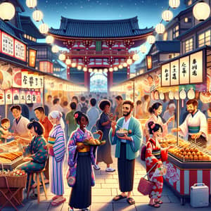 Japanese Night Market | Street Food & Local Vendors