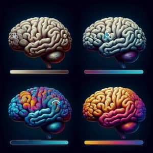 Distinct Brains Illustration: Loading, Rest, Reprocessing & Processes