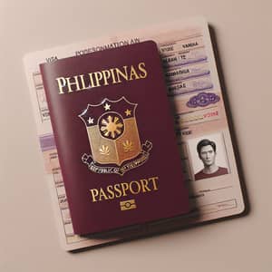 Philippines Passport: Golden Emblem Cover & Visa Markings