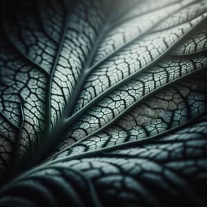 Intricate Veins and Textures on a Leaf | Fine Art Photography