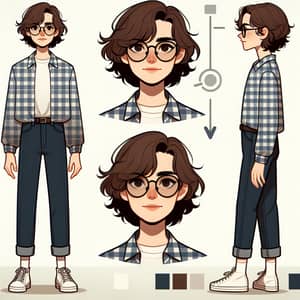 Unique Avatar Design | Casual Outfit with Distinctive Birthmark